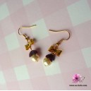 Boucles fantaisie perles fleurs et noeuds