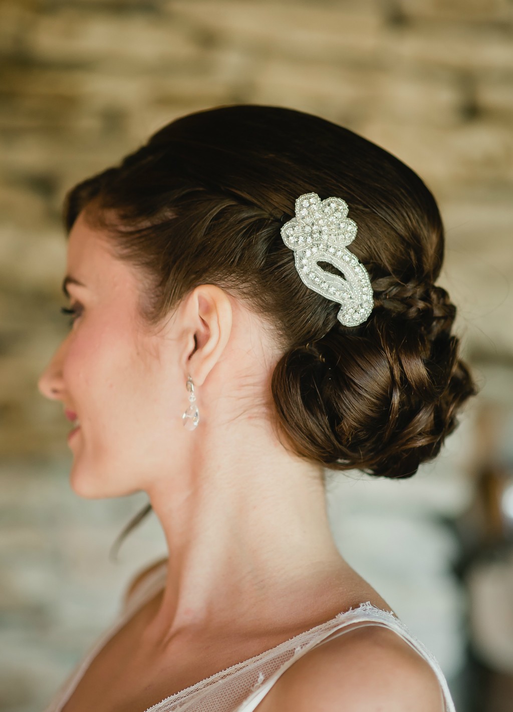 Chignons de mariée vintage