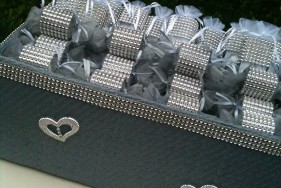 ballontins dragées mariage chic en strass ballontins dragées mariage chic en strass