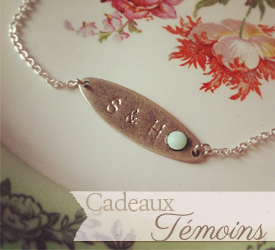 cadeaux et bijoux témoins