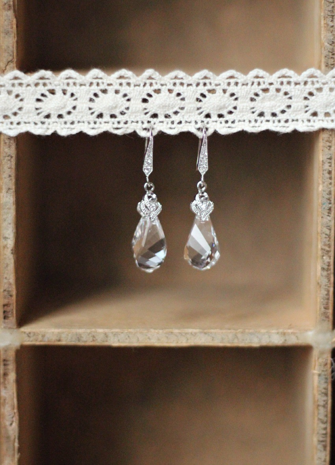 Boucles d'oreilles mariée "Amendine"... Boucles d'oreilles mariée "Amendine"...