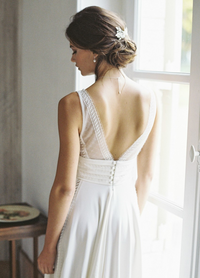 Peigne de mariée "Louison" avec...