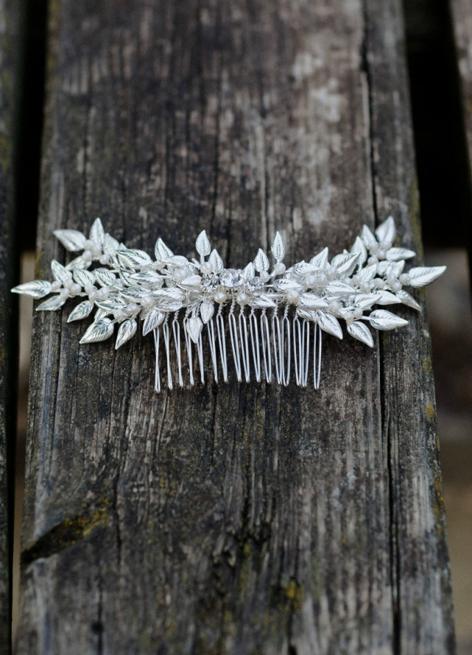 Peigne de mariée "Louison" avec...