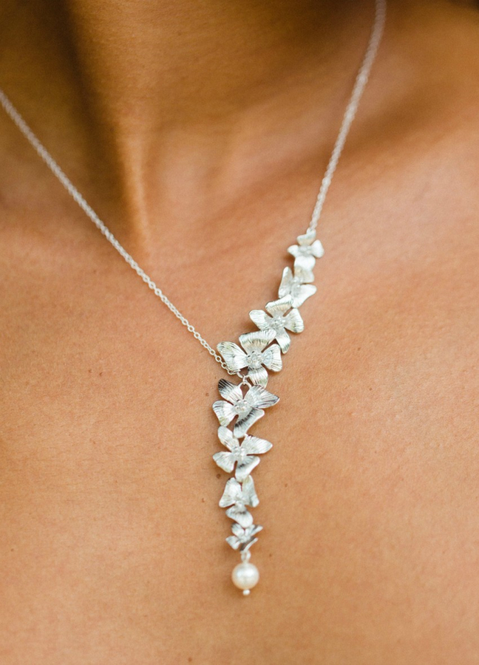 "Inès" collier de mariée champêtre... "Inès" collier de mariée champêtre...