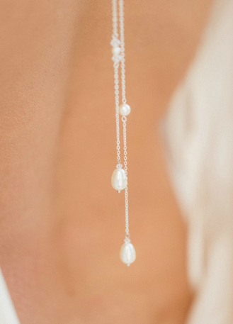 "Isabelle" Bijou de dos amovible pour robe dos nu 2