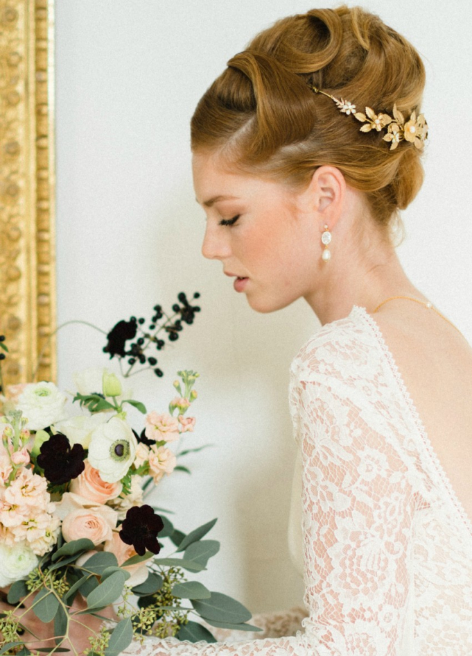 Boucles d'oreilles mariée "Sarah"...