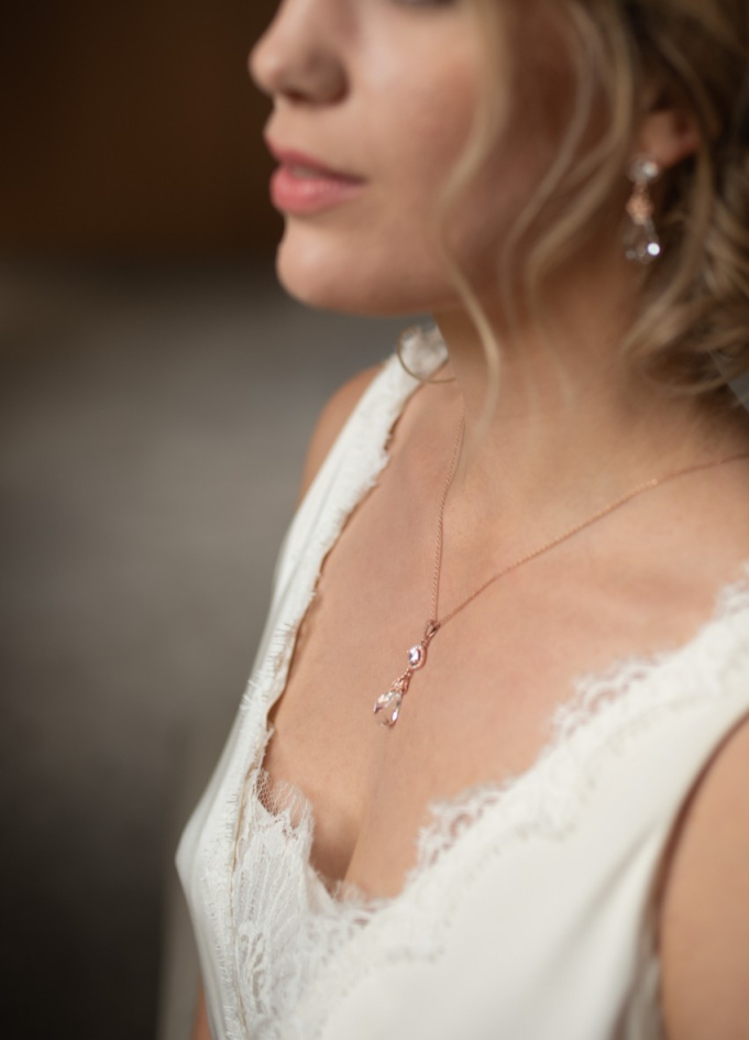 "Elizabeth" Collier de mariée avec... "Elizabeth" Collier de mariée avec...