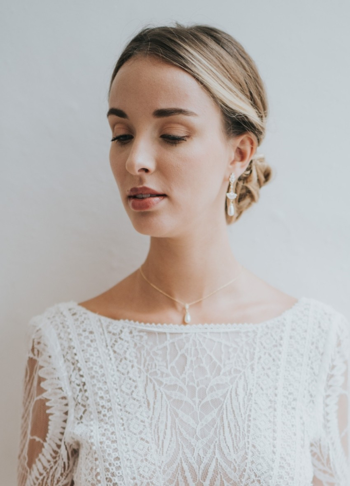 "Theodora" collier de mariée avec...