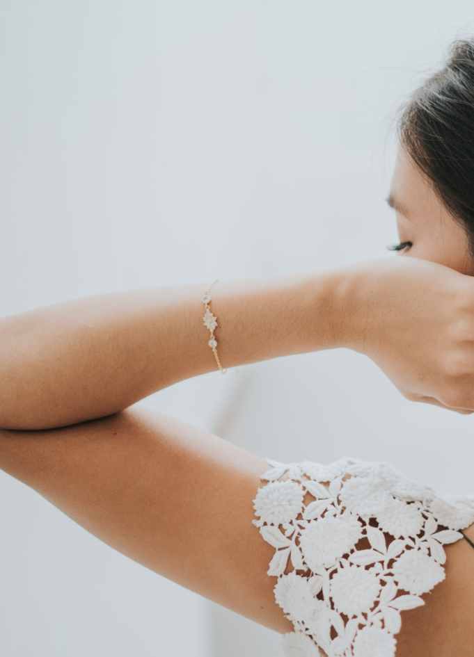 Bracelet mariage "Renesmée" au charme...