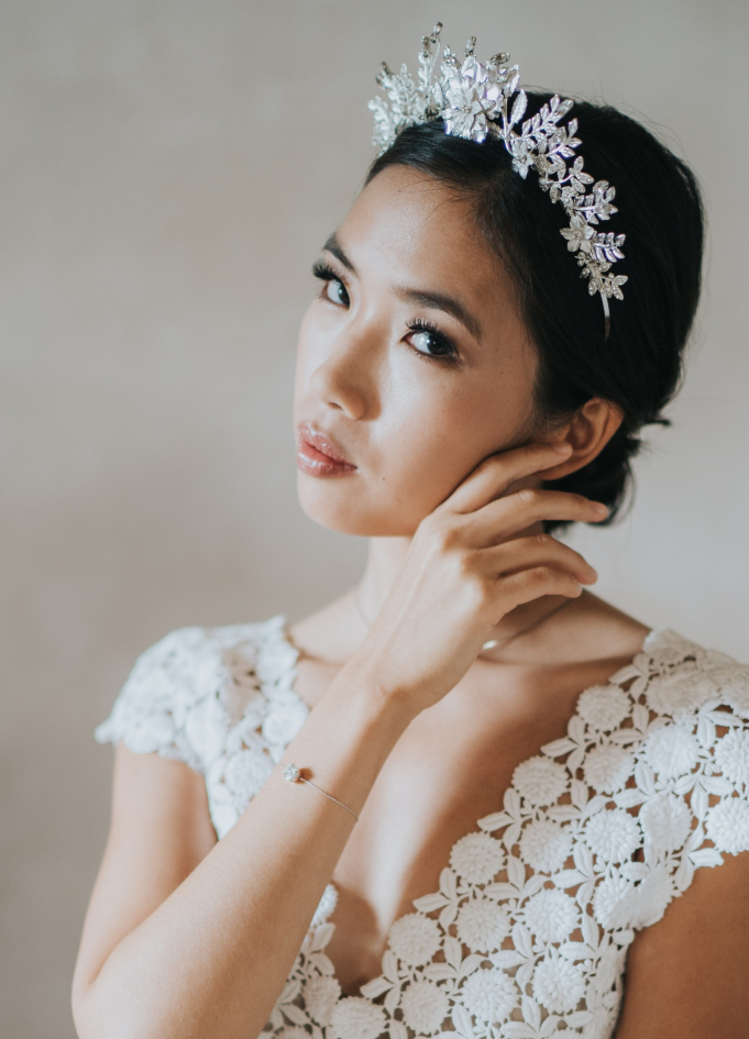 Bracelet mariage "Zélie" avec... Bracelet mariage "Zélie" avec...