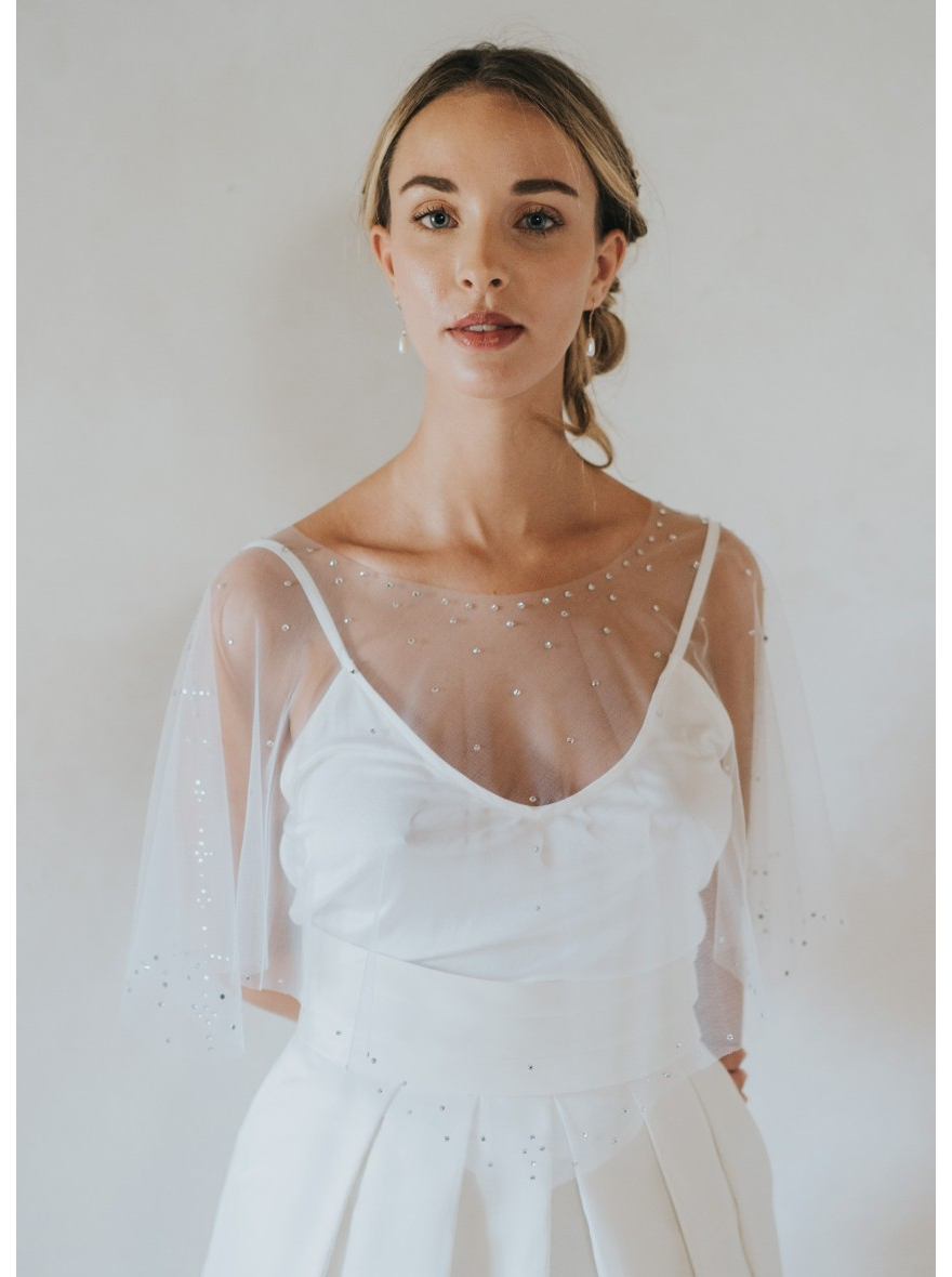 tulle cape