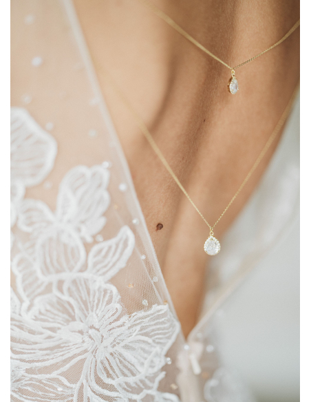 "Ernestine" Bijou de dos amovible chic pour robe dos nu