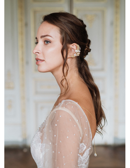 "Ernestine" Bijou de dos amovible chic pour robe dos nu