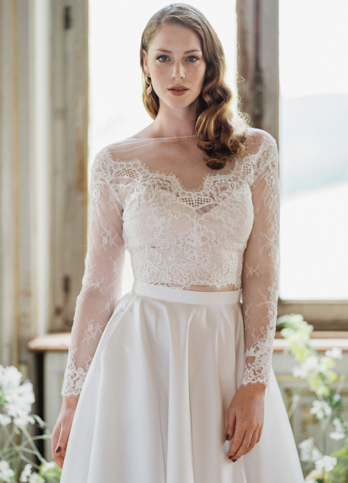 Jupe deals asymétrique mariage