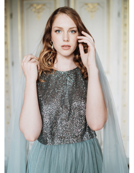 "Courtney" débardeur à paillettes