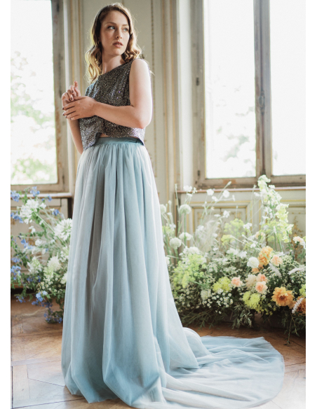 "Courtney" débardeur à paillettes