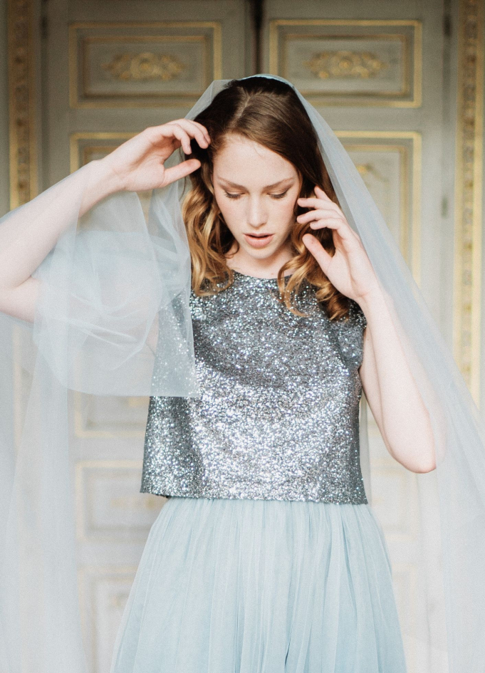 "Courtney" débardeur à paillettes