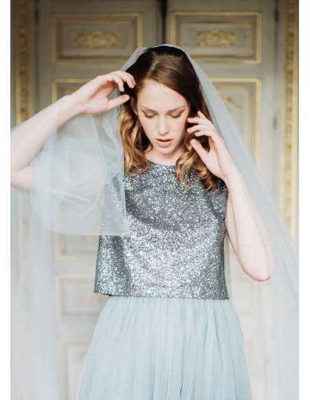 "Courtney" débardeur à paillettes