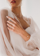 Bracelet mariage "Penelope" simple avec perle eau douce
