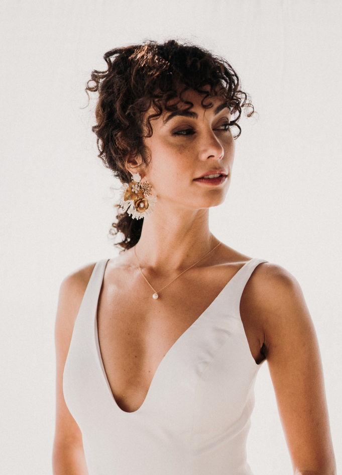 Boucles d'oreilles mariée "Thalie"...