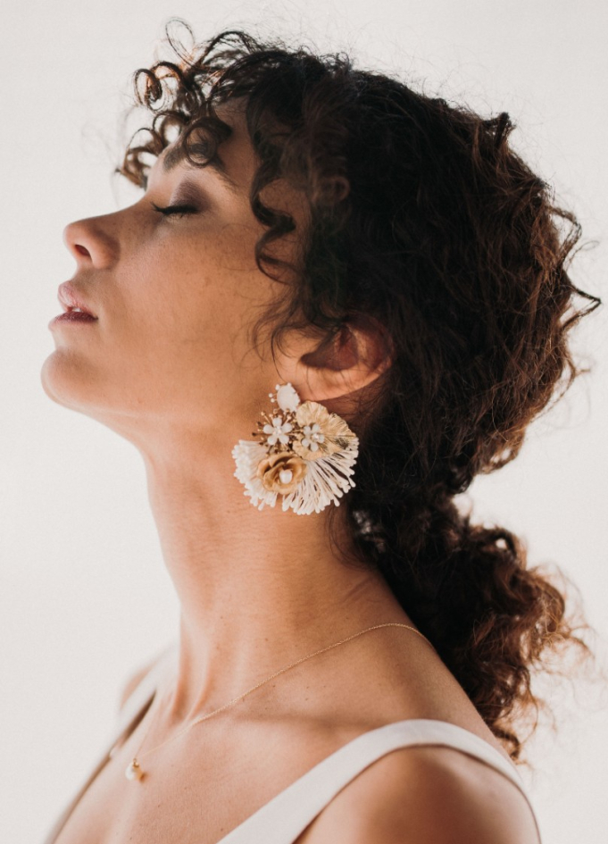 Boucles d'oreilles mariée "Thalie"...