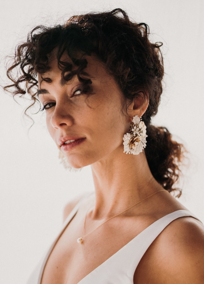 Boucles d'oreilles mariée "Thalie"...