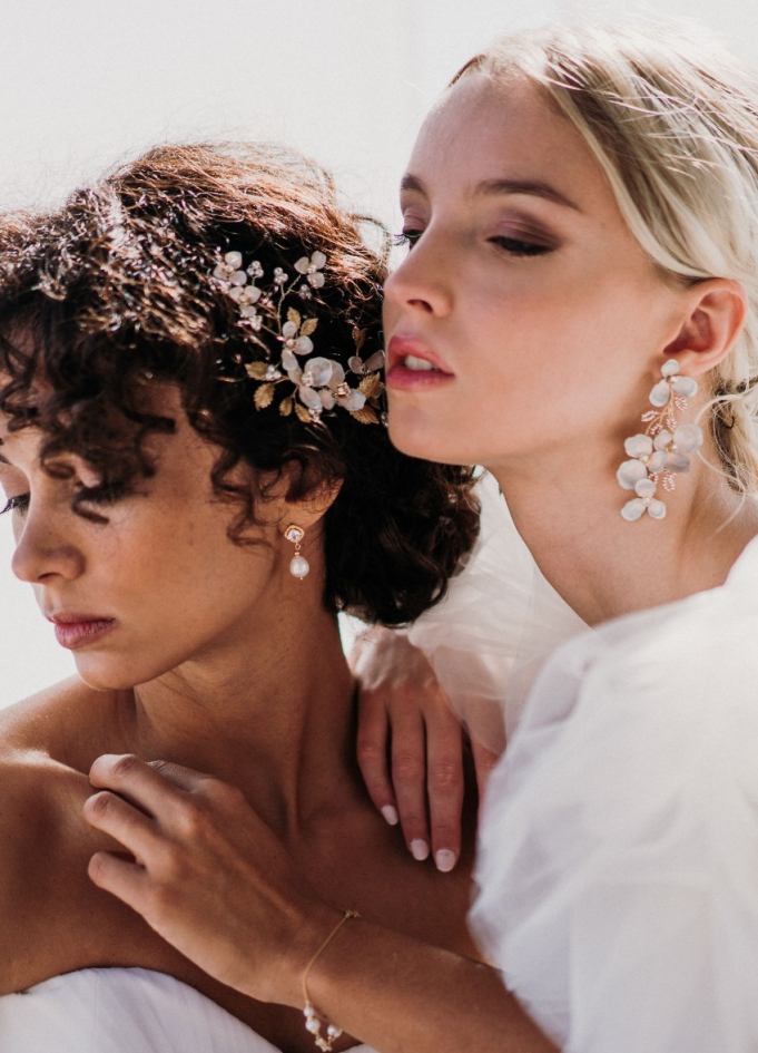 Ornement de cheveux mariée "Iris"... Ornement de cheveux mariée "Iris"...