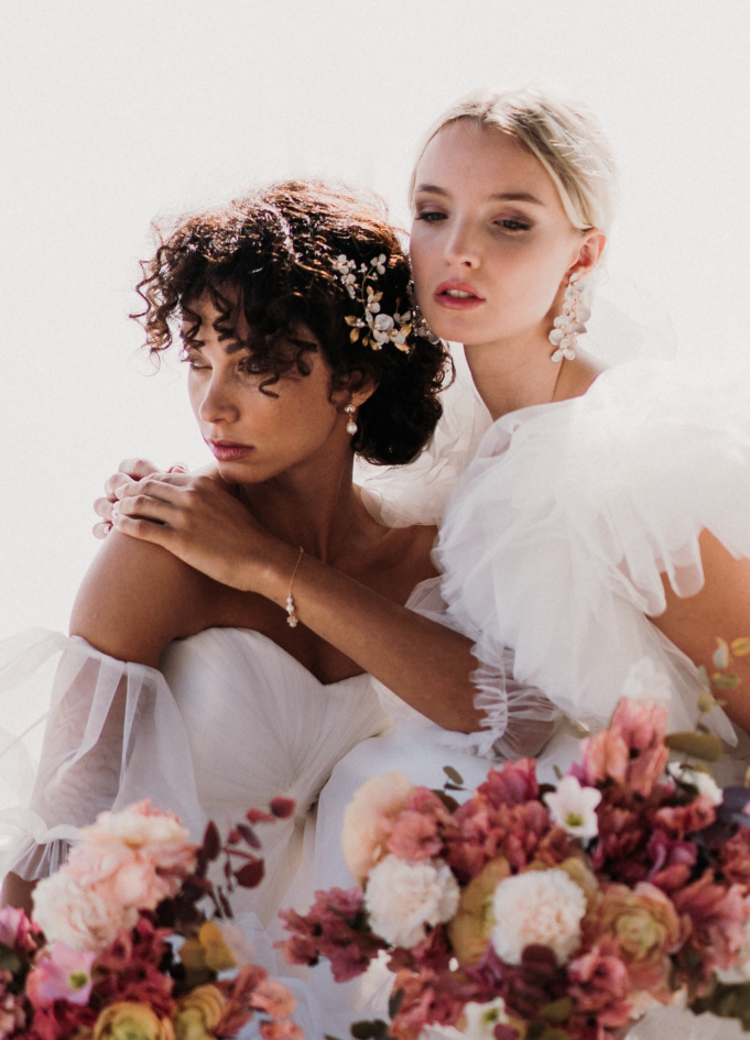 Ornement de cheveux mariée "Iris"... Ornement de cheveux mariée "Iris"...