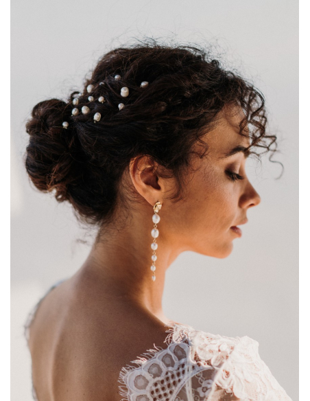 Pics perles "Danaé" pour votre chignon de mariée