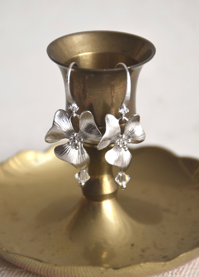 Boucles d'oreilles cadeau témoin mariage