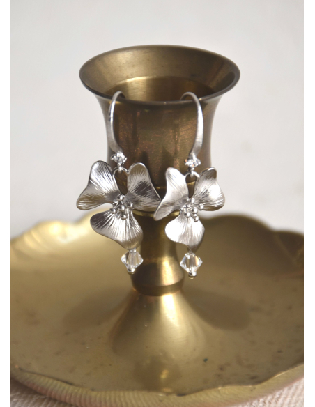 Boucles d'oreilles cadeau témoin mariage