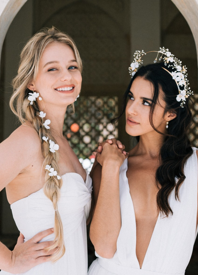 Trio de pics à chignon "Ella" avec...