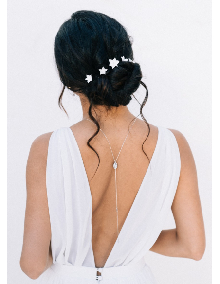 Lot de pics "Suzon" pour votre chignon de mariée