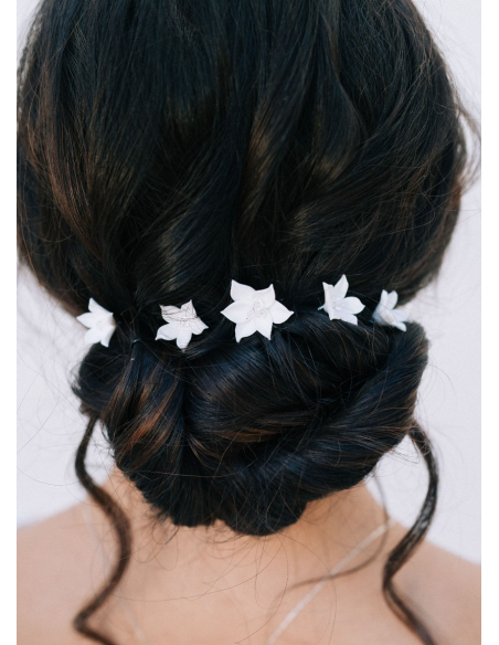 Lot de pics "Suzon" pour votre chignon de mariée