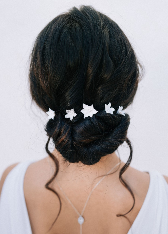 Lot de pics "Suzon" pour votre chignon de mariée