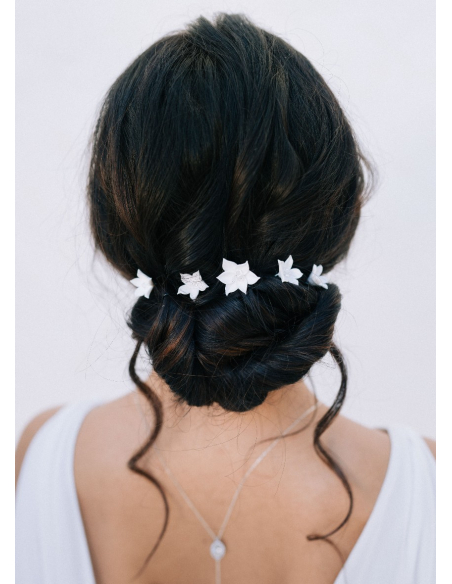 Lot de pics "Suzon" pour votre chignon de mariée
