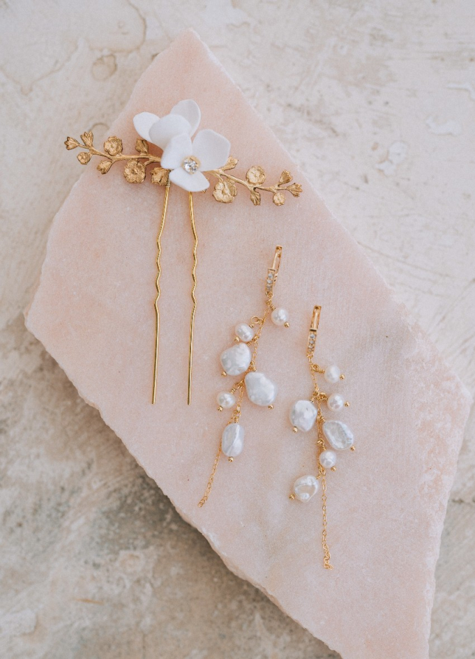 Boucles d'oreilles mariée "Thais"... Boucles d'oreilles mariée "Thais"...