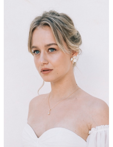 "Soline" Collier de dos au charme chic pour robe mariée dos nu