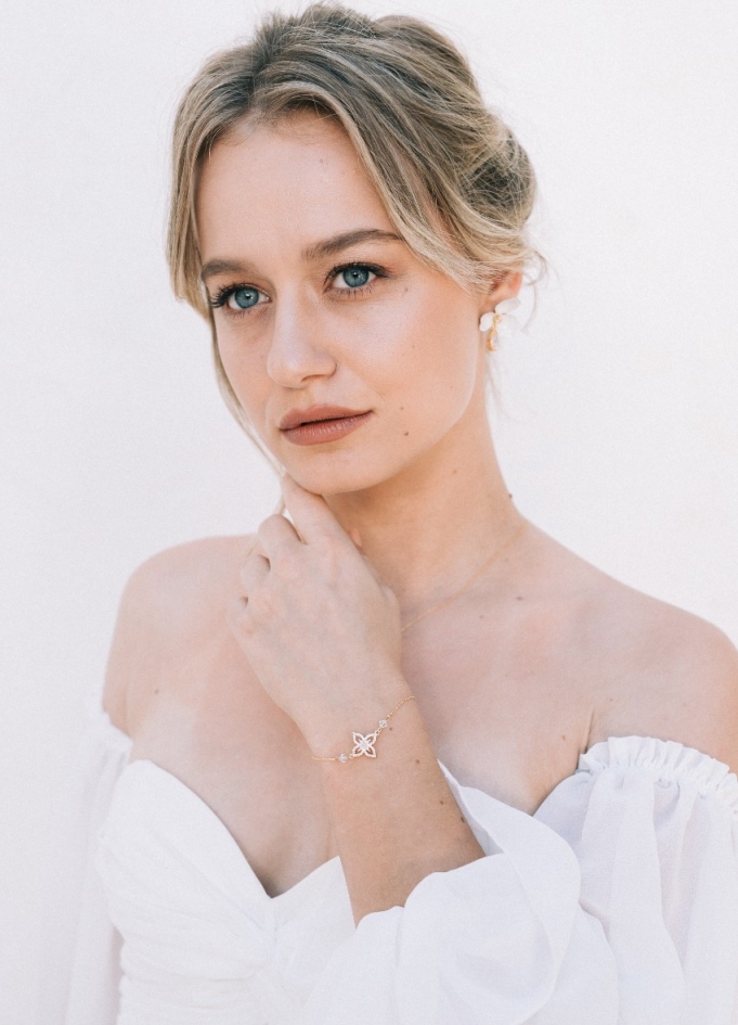 Bracelet mariage "Soline" avec...