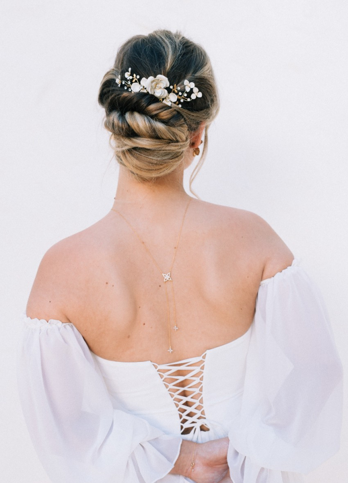 Peigne de mariée "Soline" avec...