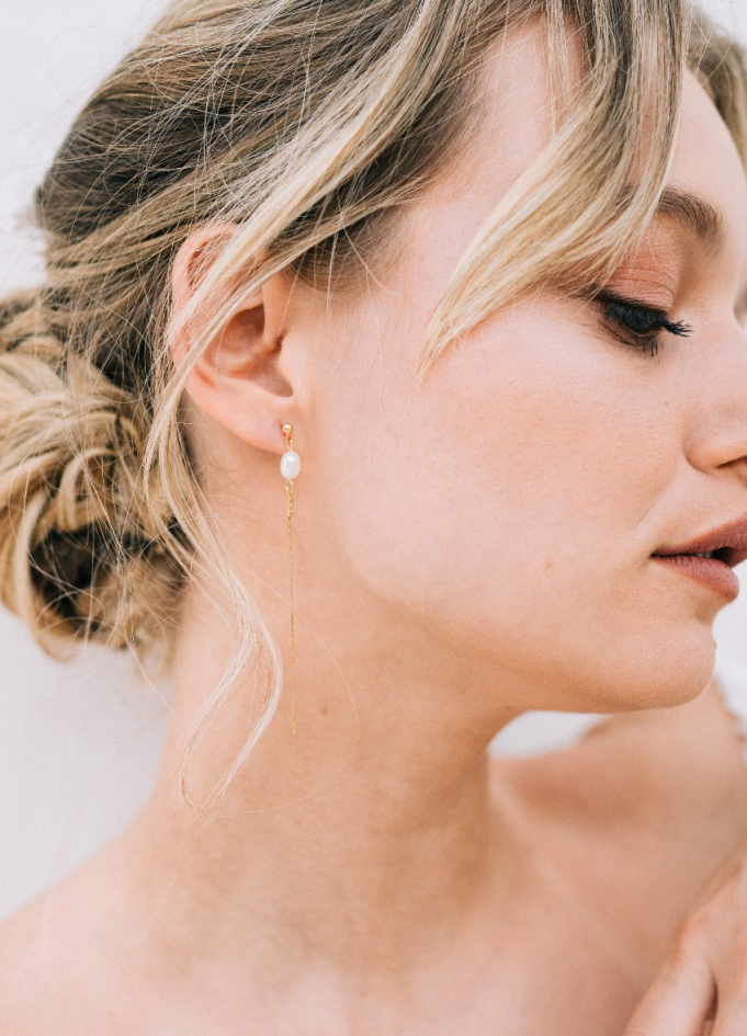 Boucles d'oreilles mariée "Salma"...