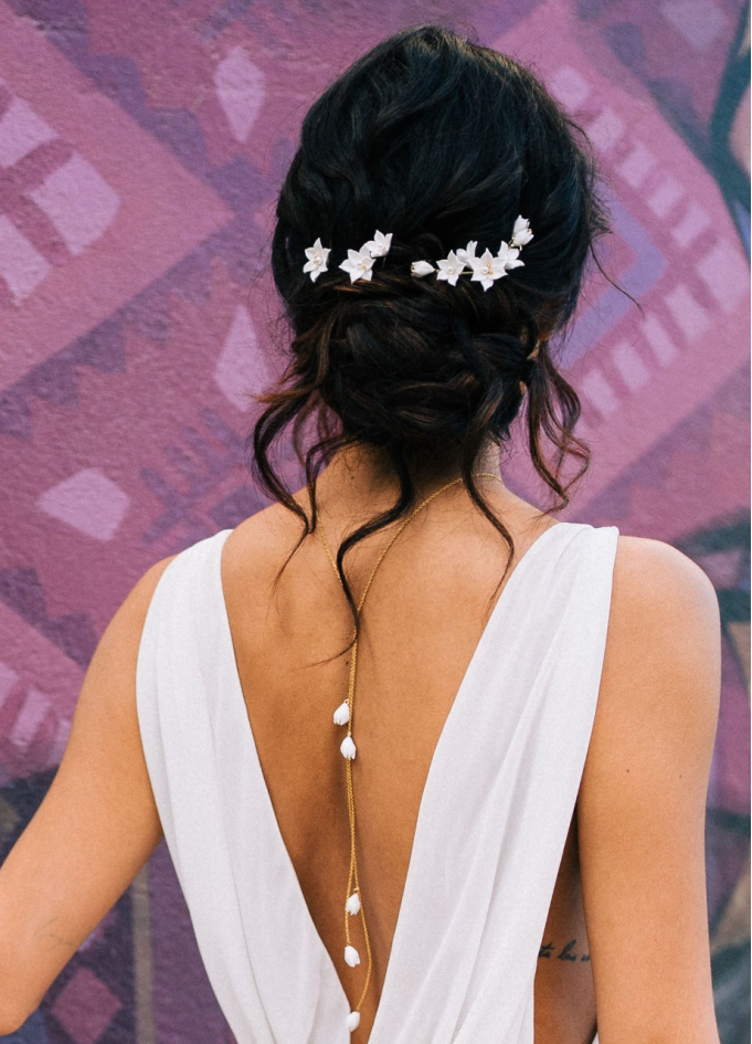 "Lila" collier de mariée pour robe... "Lila" collier de mariée pour robe...