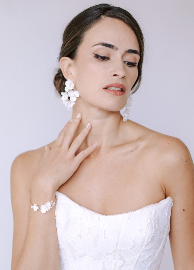 Bracelet mariage "Ana" jonc avec... Bracelet mariage "Ana" jonc avec...