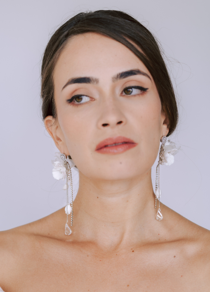 Boucles d'oreilles mariée "Chiara"...