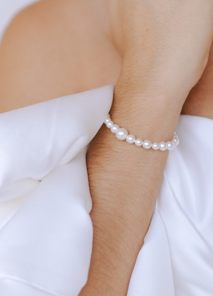 Bracelet mariage "Opaline" avec...