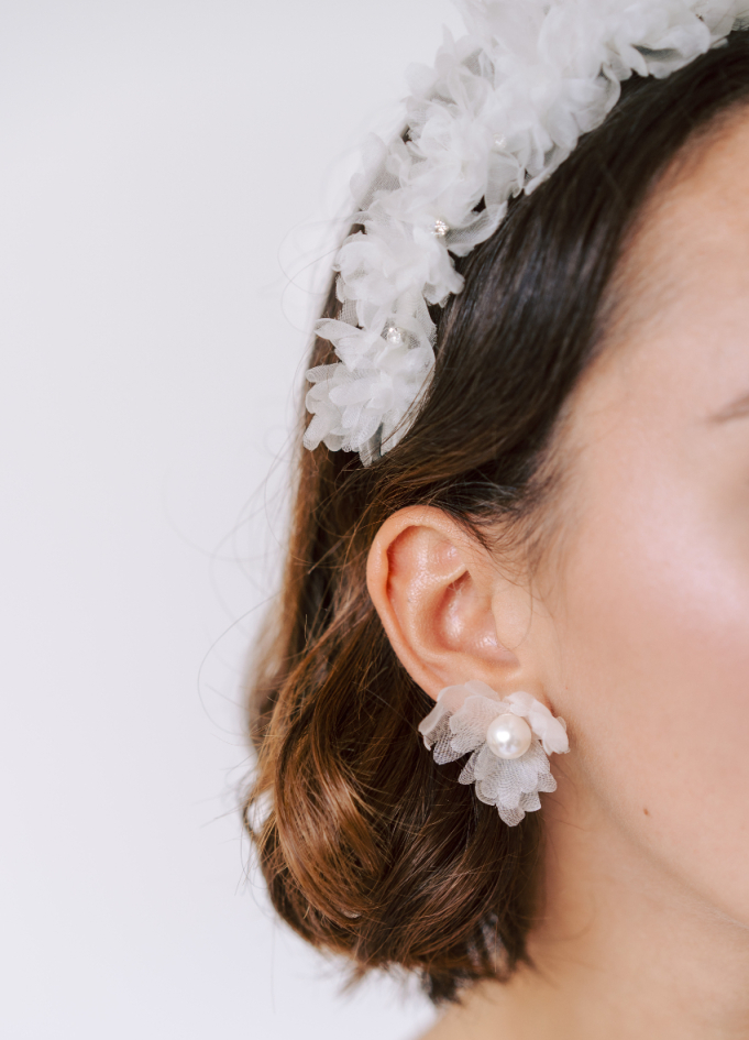 Clous d'oreilles "Chiara" avec perles...