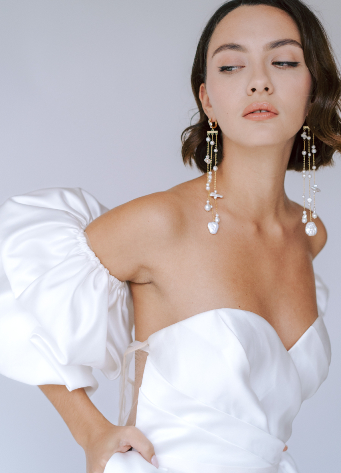 Longues boucles d'oreilles "June"... Longues boucles d'oreilles "June"...