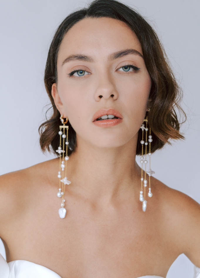 Longues boucles d'oreilles "June"... Longues boucles d'oreilles "June"...