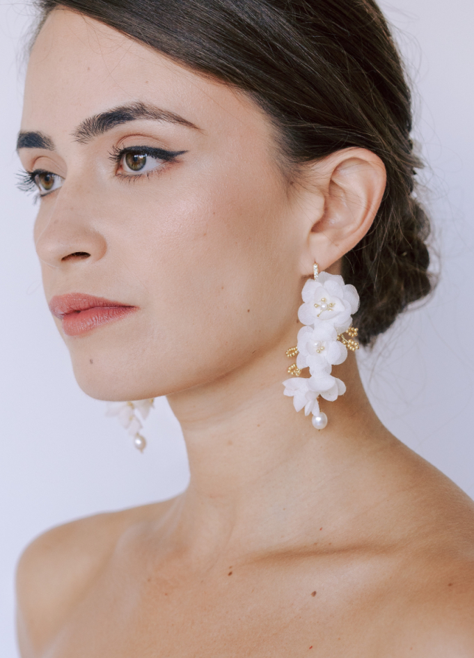 Boucles d'oreilles "Constance" avec...