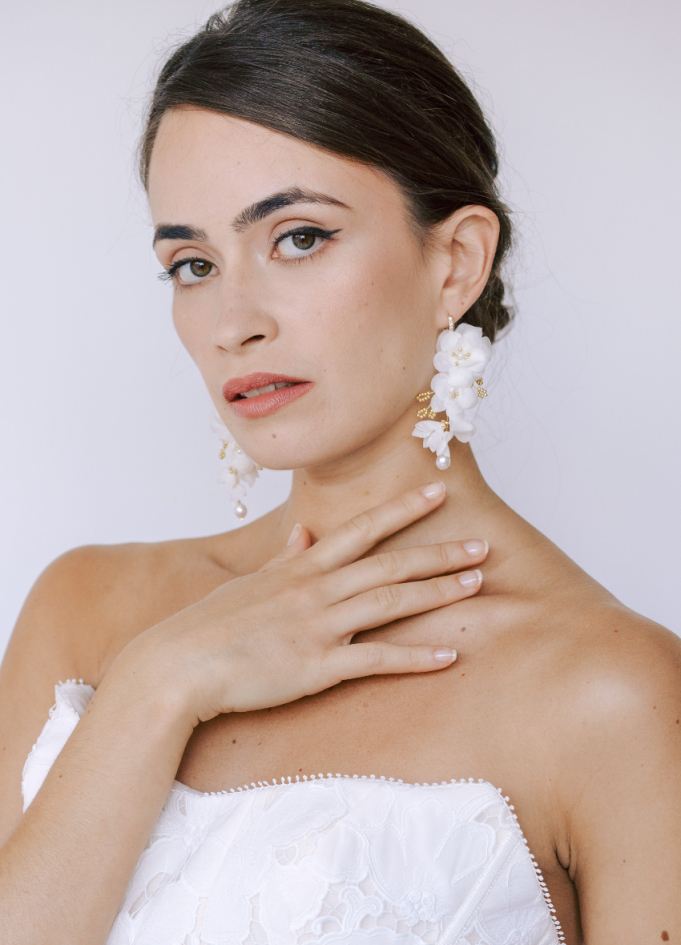 Boucles d'oreilles "Constance" avec...